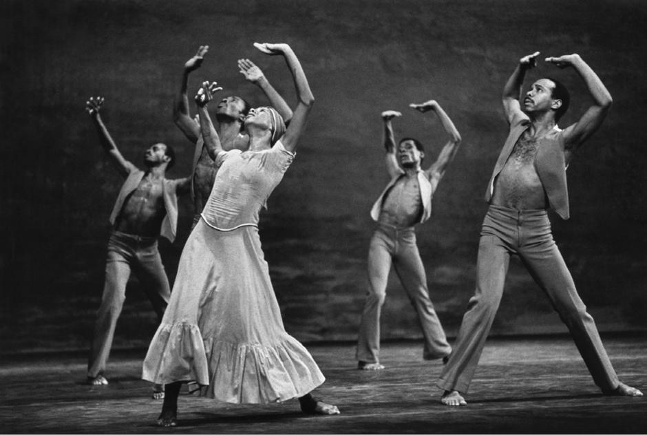 National Dance Theater Company of Jamaica during rehearsal