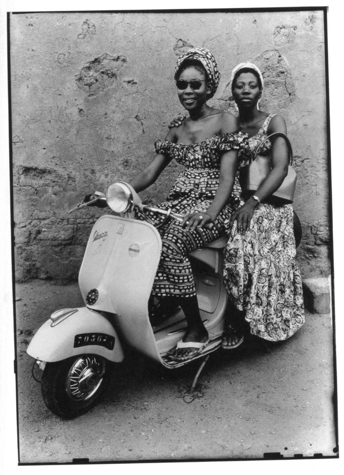 Untitled (Two Young Women on a Vespa)