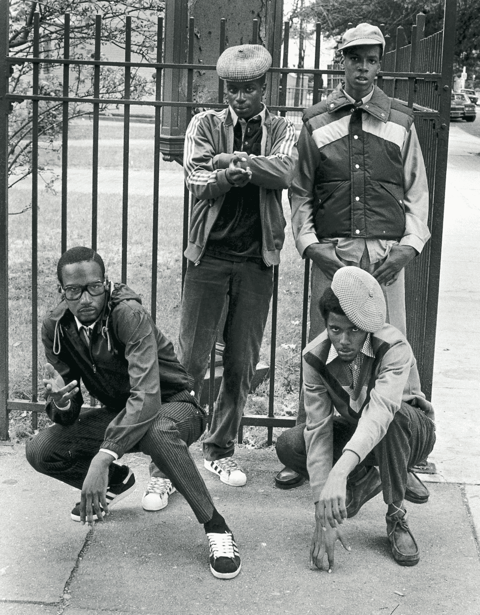 Untitled (Two Men Standing, Two Men Crouching)