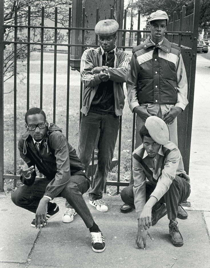 Untitled (Two Men Standing, Two Men Crouching)